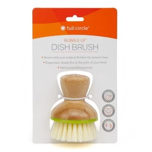 image of Full Circle Bubble Up Dish Brush - Green