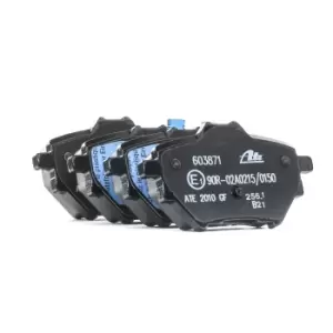 Image of ATE Brake pad set OPEL,PEUGEOT,TOYOTA 13.0460-3871.2 1609000680,1619790880,1636413980 1678167980,1609000680,1678167980,1609000680,1619790880,95525378