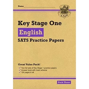 Image of New KS1 English SATS Practice Papers: Pack 3 (for the 2021 tests) Paperback / softback 2018