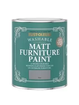 Image of Rust-Oleum Matt Furniture Paint Slate 750Ml