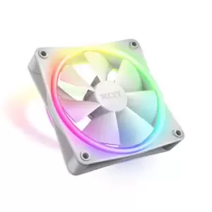 image of NZXT F120 RGB Duo 120mm PWM Single Fan White