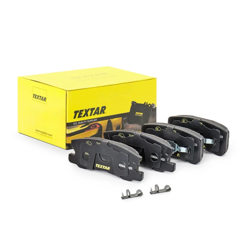 Image of TEXTAR 2358202 Brake pad set with acoustic wear warning, with accessories Brake Pad Set,disc brake (402)