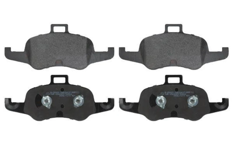 Image of Blue PRINT ADBP420055 Brake pad set Front Axle, prepared for wear warning indicator, with piston clip Brake Pad Set,disc brake (402)