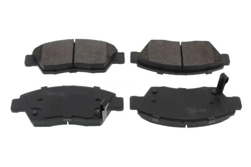 Image of MAPCO 6653 Brake pad set Front Axle, with acoustic wear warning, with anti-squeak plate Brake Pad Set,disc brake (402)