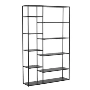 image of Premier Housewares Acero Multi Shelf Unit, black