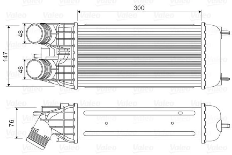 Image of Intercooler VALEO 818547