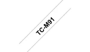 Brother TCM-91 DirectLabel Black on Transparent 9mm x 7,7m for...