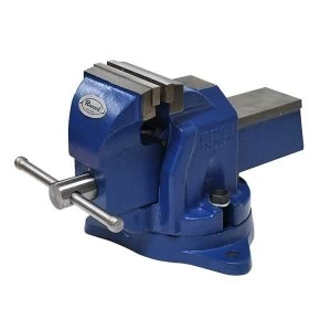 Image of IRWIN Record T6TON6VS Workshop Vice with Anvil, Swivel Base 6in