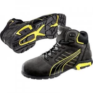 image of PUMA Safety Amsterdam Mid 632240-39 Safety work boots S3 Size: 39 Black, Yellow 1 Pair