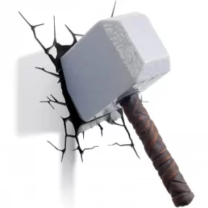 Image of Marvel 3D Light FX 3DL LED Light Thor Hammer