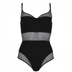 Image of DKNY Soft Tech Bodysuit - Black