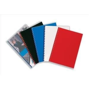 image of Original GBC PolyCovers A4 ClearView Binding Covers Polypropylene 300 Micron Frosted 1 Pack of 100 Binding Covers