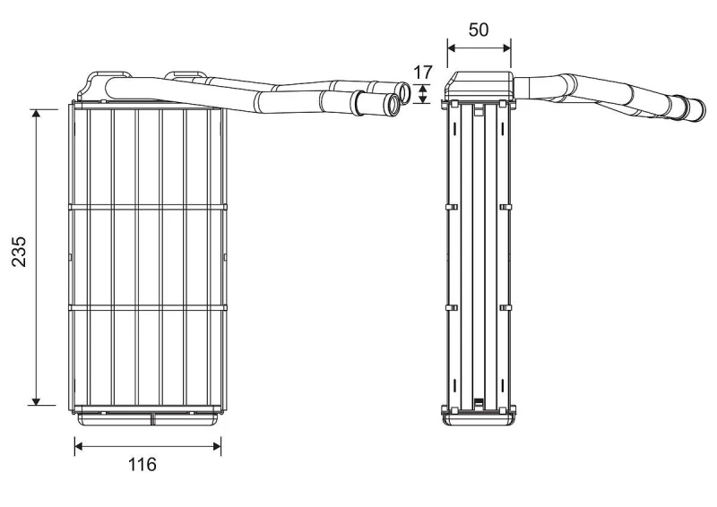 Image of Heater matrix VALEO 881653