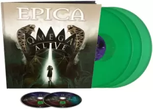 image of Epica Omega Alive LP multicolor