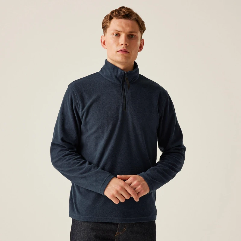 Image of Regatta Professional Mens Micro Lightweight Half Zip Fleece Top XXL - Chest 46-48' (117-122cm) Dark Navy TRF549-54B-XXL