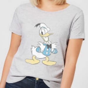 Disney Mickey Mouse Donald Duck Posing Womens T-Shirt - Grey - XL