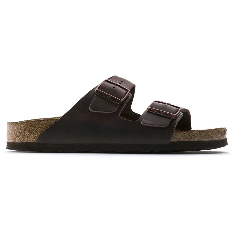 Image of Birkenstock Womens Arizona Two Strap Sandals Habana Natural, 7