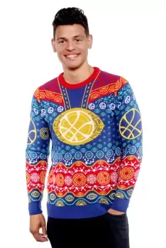 Image of Doctor Strange: Eye of Agamotto Christmas Jumper - L