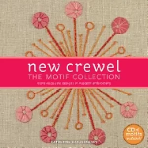 Image of new crewel the motif collection more exquisite designs in modern embroidery