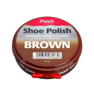 image of Punch Paste Shoe Polish - Brown