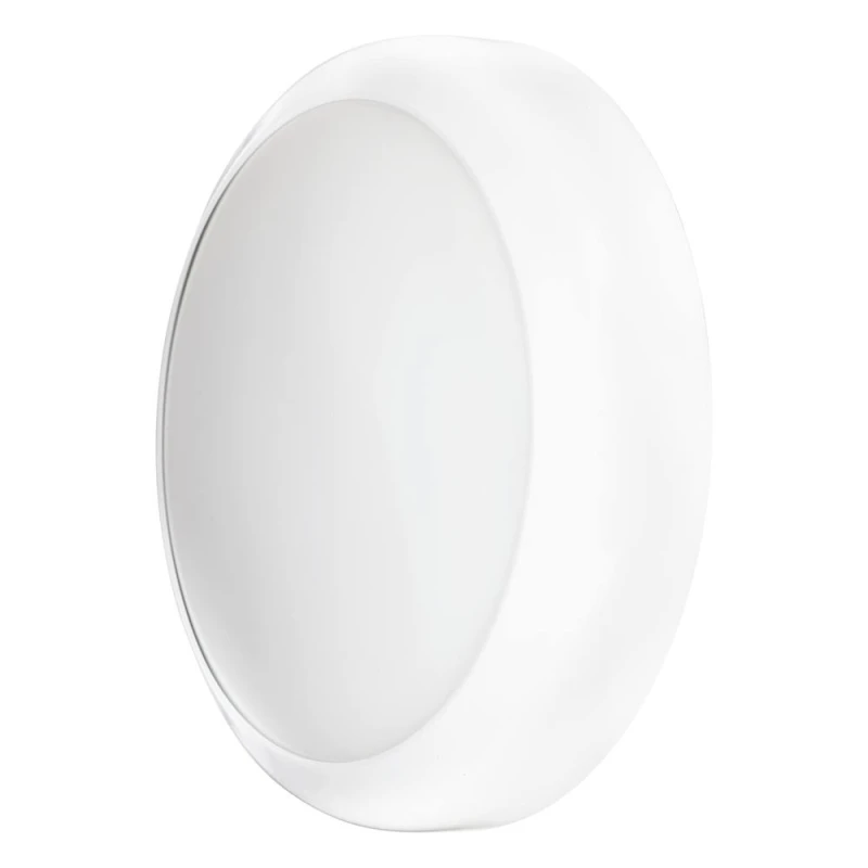 Image of TCP IP65 Microwave Sensor Bulkhead Light, Wattage & CCT Switchable in White White Unisex