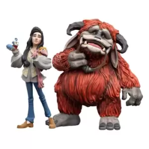 Image of Labyrinth (1986 film) Mini Epics Vinyl Figures Sarah & Ludo Twin Pack 16 cm