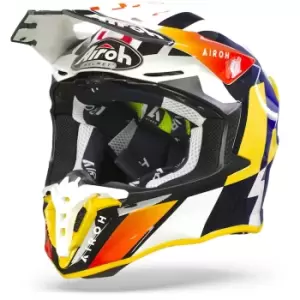 Image of Airoh Twist 2.0 Lift Blue Orange 2XL