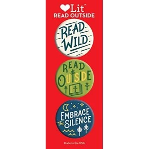 image of Read Outside 3 Badge Set Other printed item 2019