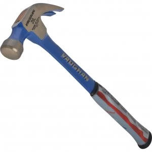 image of Vaughan Curved Claw Nail Hammer Smooth Face 560g