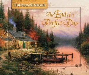 Image of The End of a Perfect Day by Thomas Kinkade Book
