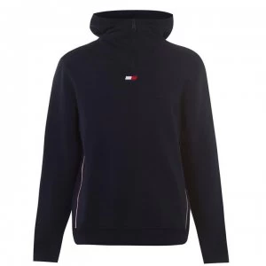 image of Tommy Sport Quarter Zip Hoodie - Sky Captain CJM