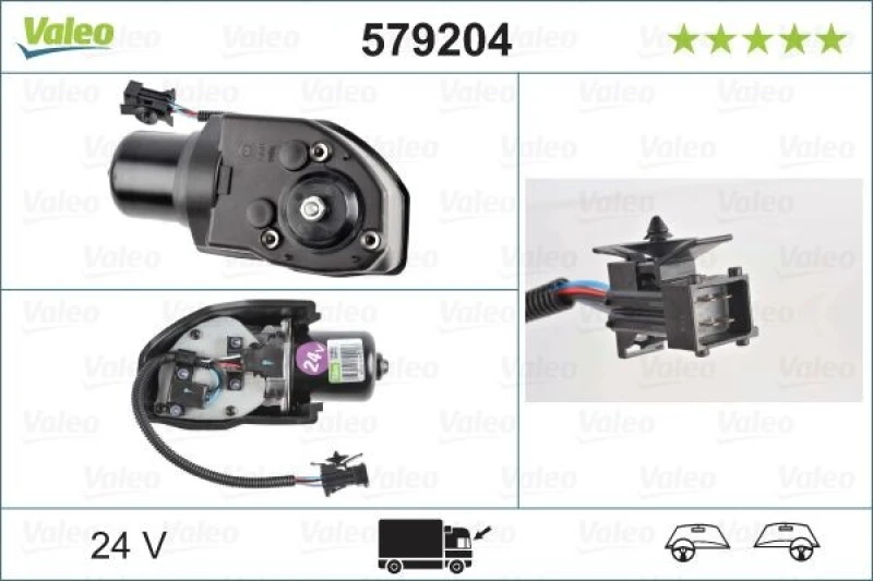 Image of Wiper motor VALEO 579204