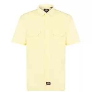 Image of DICKIES Short Sleeve Work Shirt - Yellow