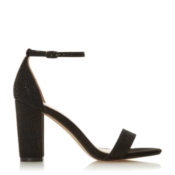 Image of Head Over Heels Head Over Heels Dune MADIISON Heeled Sandals Womens - Black - 10