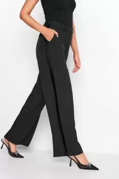 Image of Tall Wide Leg Tuxedo Style Trousers