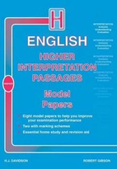 Image of Higher Interpretation Passages by Helen Davidson Book