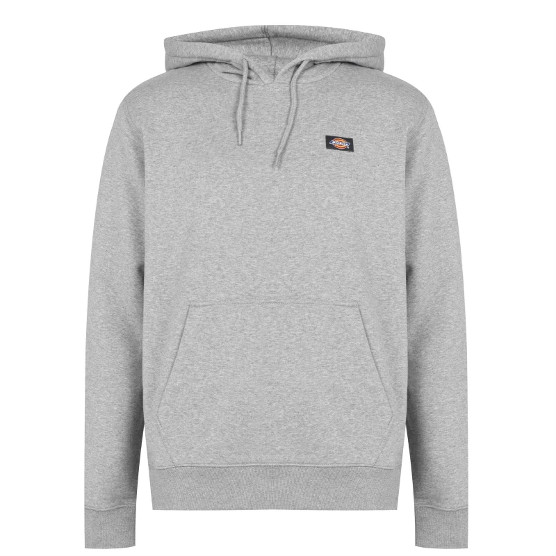 Image of Dickies Mens Oakport Over-the-head Hoodie Grey Mel GYM1 male X Small