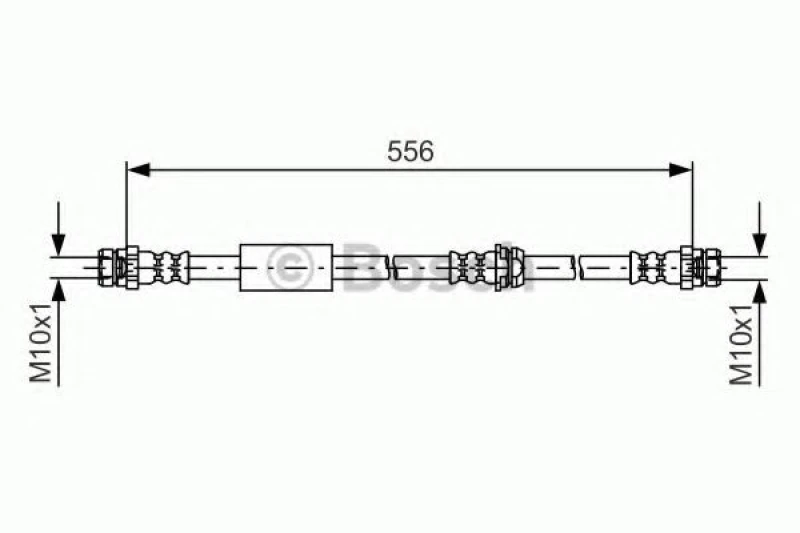 Image of Bosch 1987481593 BH1477 Brake Hose Bosch-1987481593