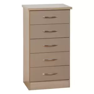 Image of Nevada Narrow Oyster Chest of Drawer Oyster