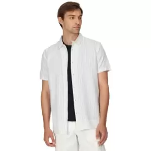 Image of Regatta Mens Shorebay Short Sleeve Casual Shirt XXL - Chest 46-48' (117-122cm)
