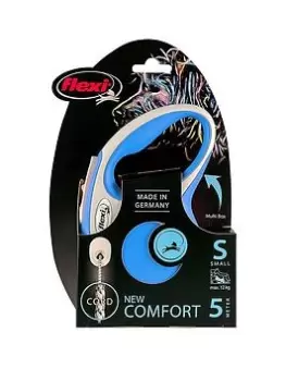 Image of Flexi New Comfort Blue 5M Cord Dog Lead Small