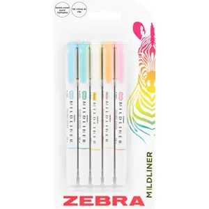 Image of Mildliner Double Ended Highlighters Assorted - Pack of 5 2597