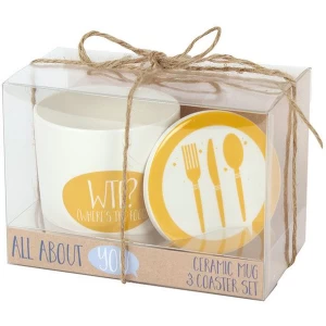 Image of Where's the Food Mug and Coaster Set