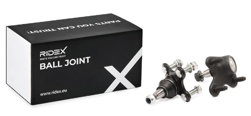Image of RIDEX 2462S0508 Ball joint Front Axle Support-/Steering Link (2462)
