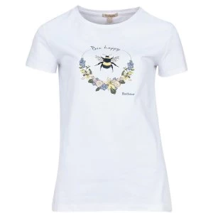 Image of Barbour Womens Bowland Tee White 12