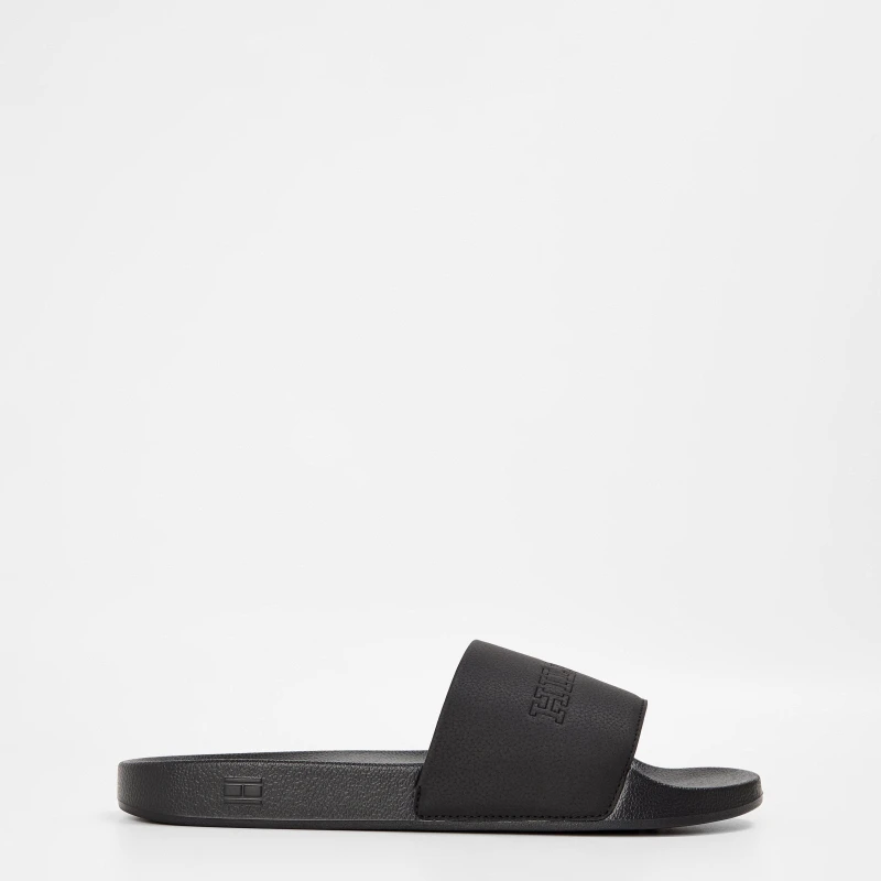 Image of Tommy Hilfiger Mens Slip-On Rubber Pool Sliders Black male 7 (41)