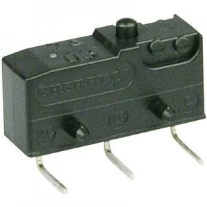 image of Cherry Switches Microswitch DB2C D3AA 250 V AC 10 A 1 x OnOn momentary