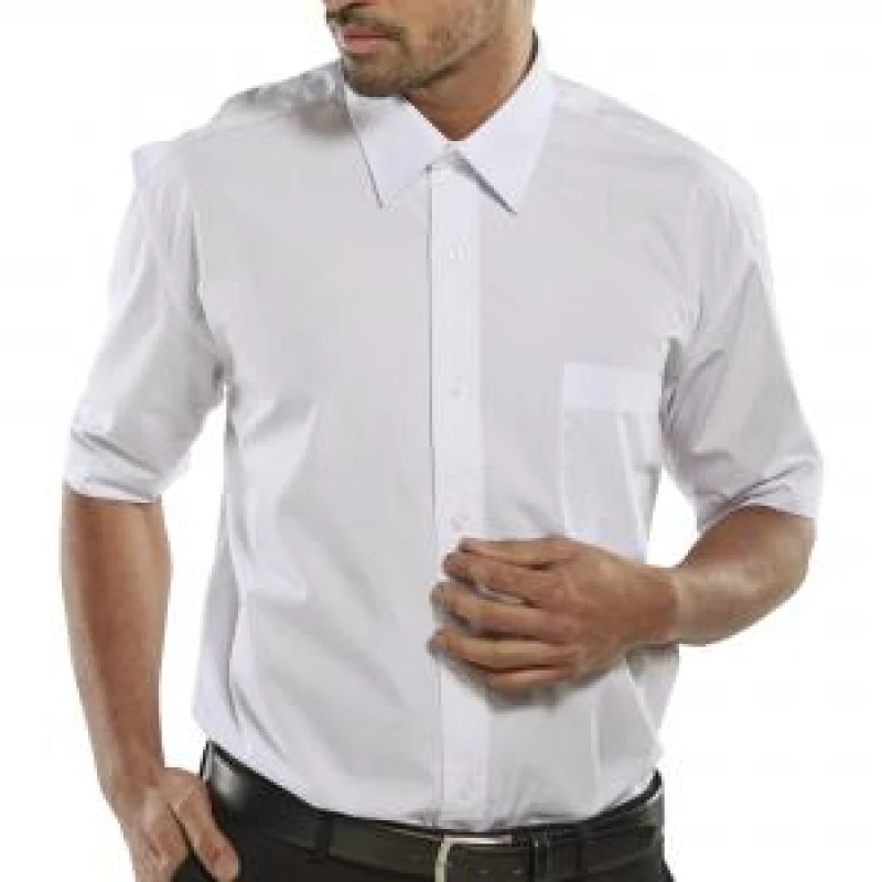 Image of Beeswift Beeswift Classic Short Sleeve Shirt White 18 CSSSW18