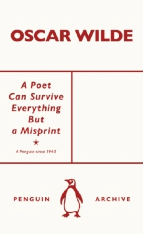 Image of A Poet Can Survive Everything but a Misprint. Paperback. By Oscar Wilde Books