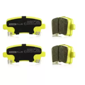 Image of RIDEX PLUS Brake pad set with acoustic wear warning 402B0298P Brake pads,Brake pad set, disc brake OPEL,CHEVROLET,SAAB,INSIGNIA Caravan,INSIGNIA
